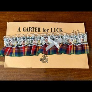 Buchanan Tartan wedding garter